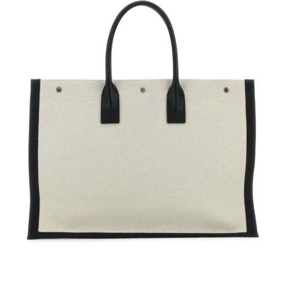 Saint Laurent Rive Gauche canvas tote bag - Picture 7 of 13